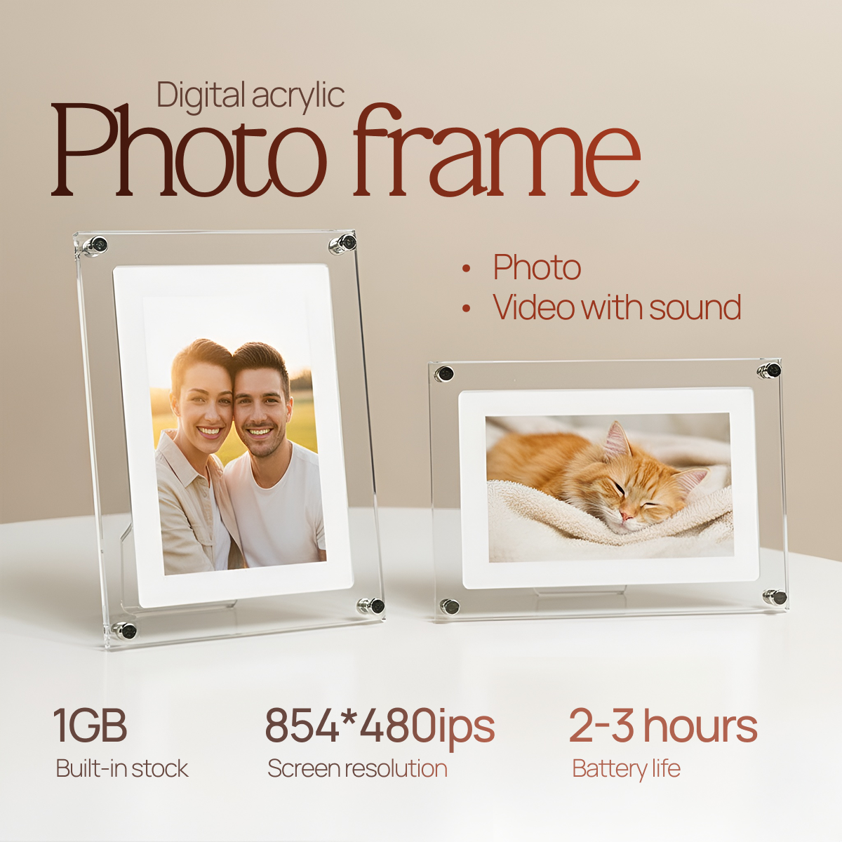 Digital Photo & Video Frame By SERENE PETALS