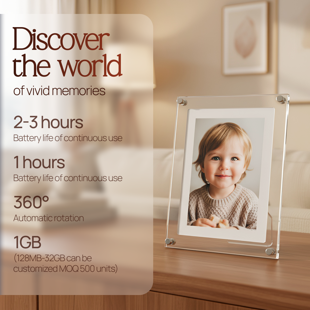 Digital Photo & Video Frame By SERENE PETALS