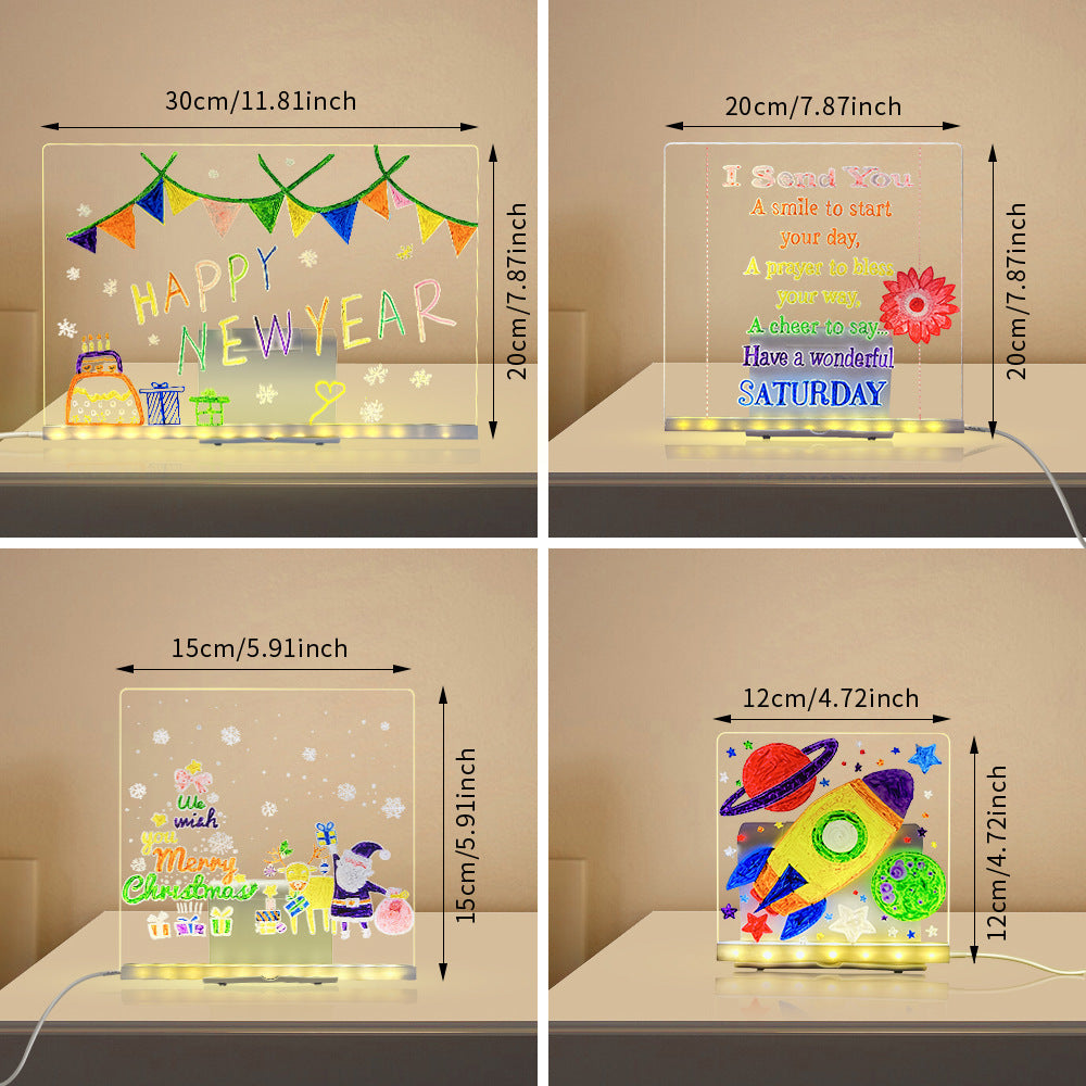 LED Transparent Drawing & Message Board