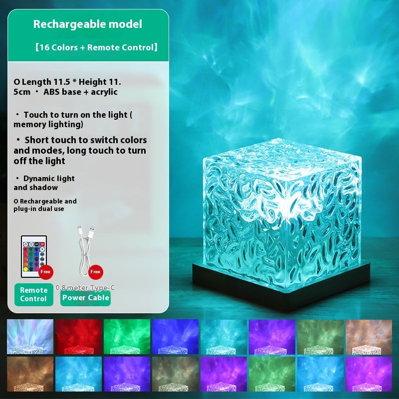 Aesthetic Crystal Lamp Projector