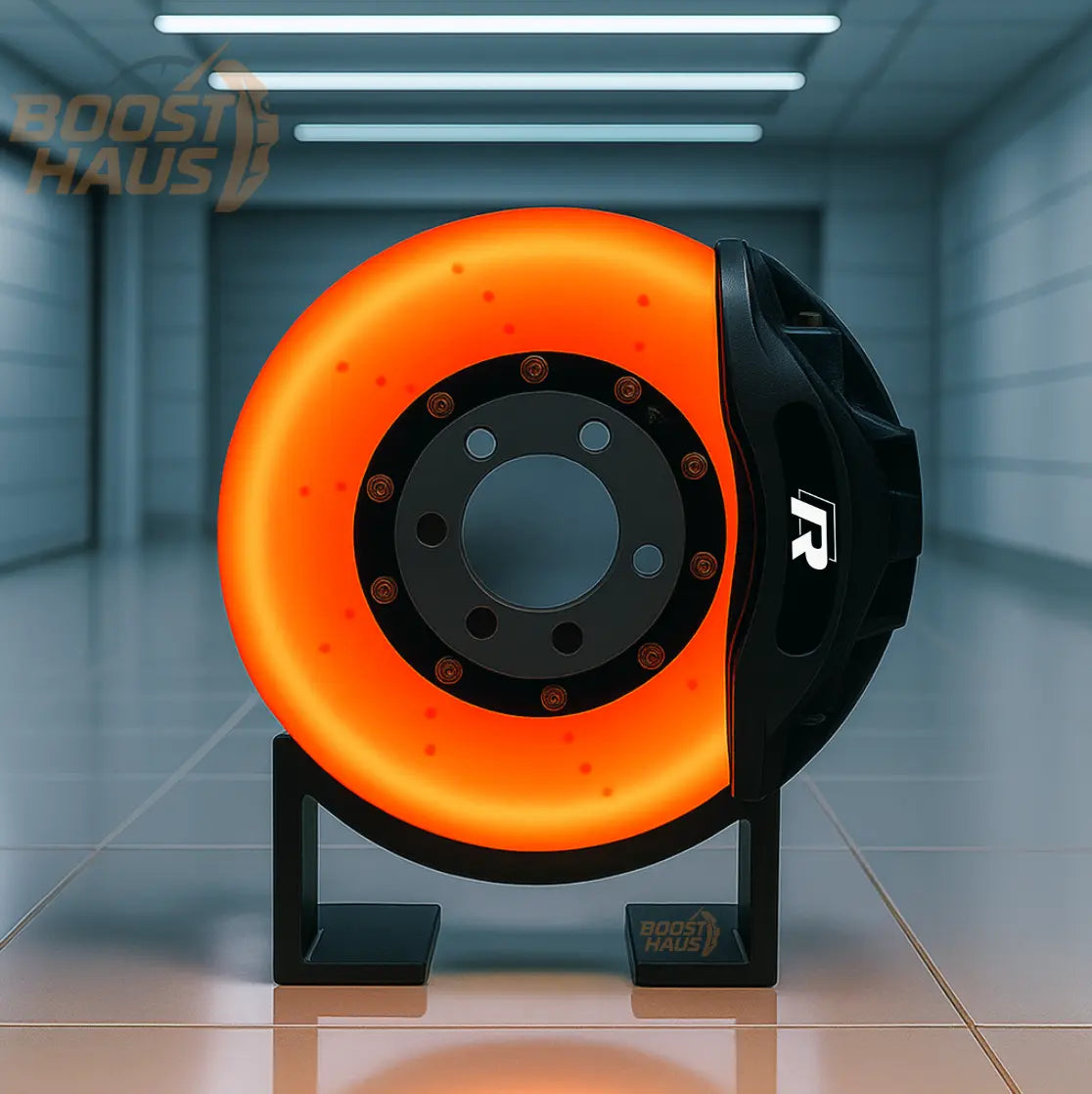 Brake Disc Lamp LED – Golf R Style – Gift for Car Lovers – USB-C Rechargeable Desk Light