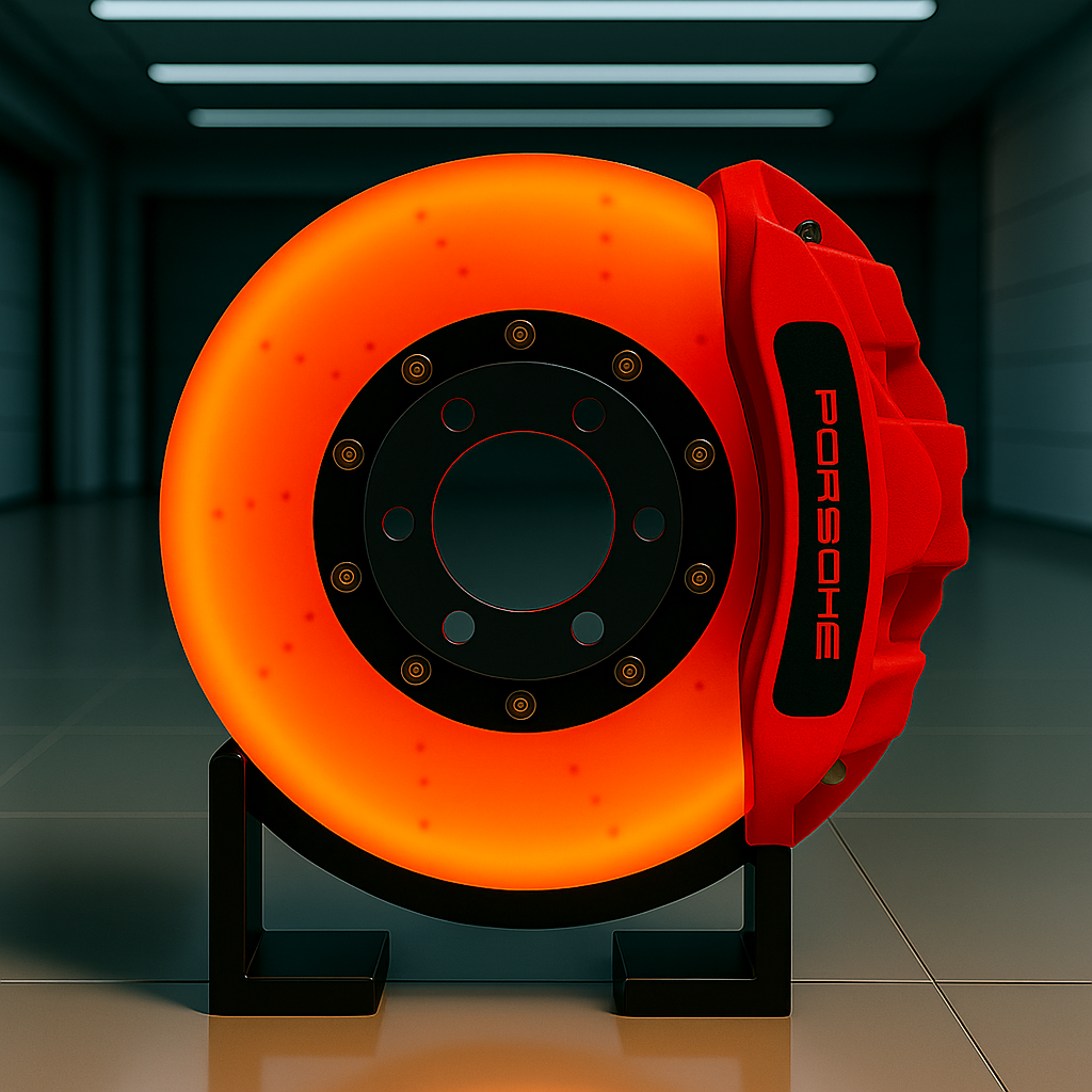 Brake Disc Lamp – 911 Style LED – USB-C Rechargeable Car Enthusiast Gift