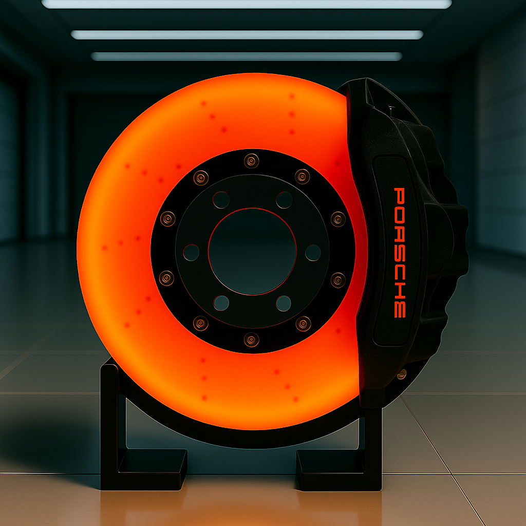 Brake Disc Lamp – 911 Style LED – USB-C Rechargeable Car Enthusiast Gift
