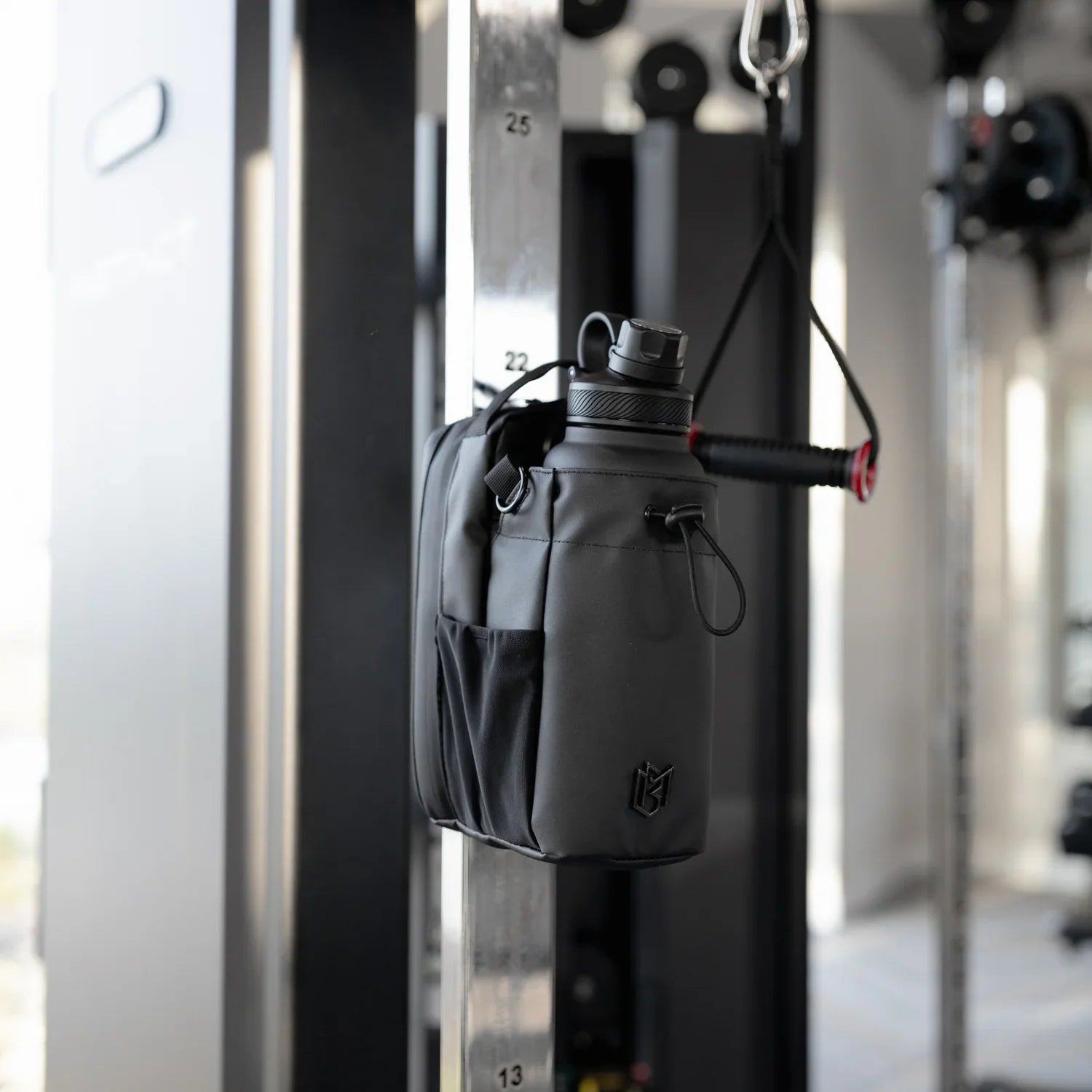Magnetic Gym Bag by SERENE PETALS