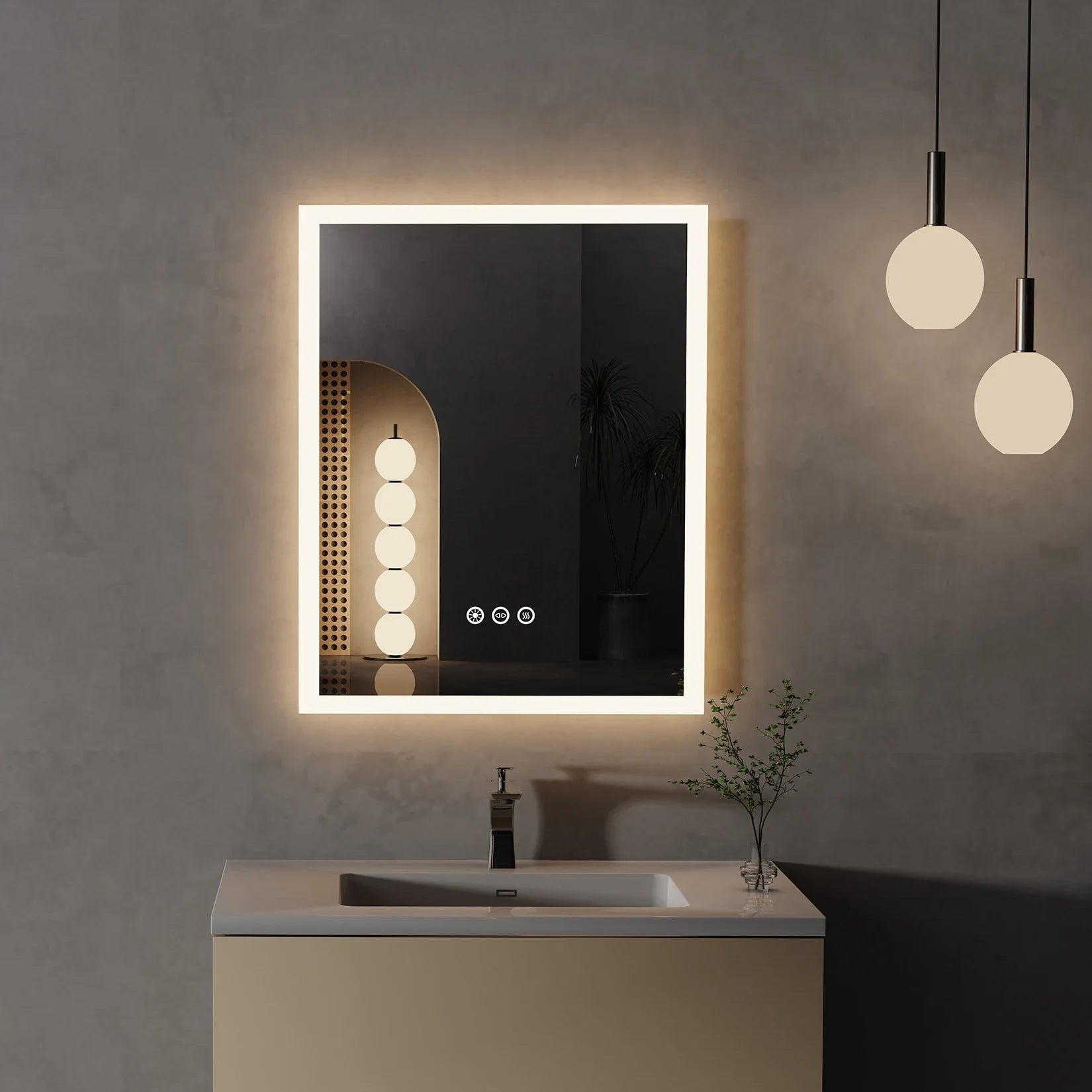 🟢 LED Backlit Mirror