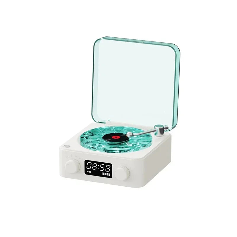 🟢 Retro Vinyl Bluetooth Speaker