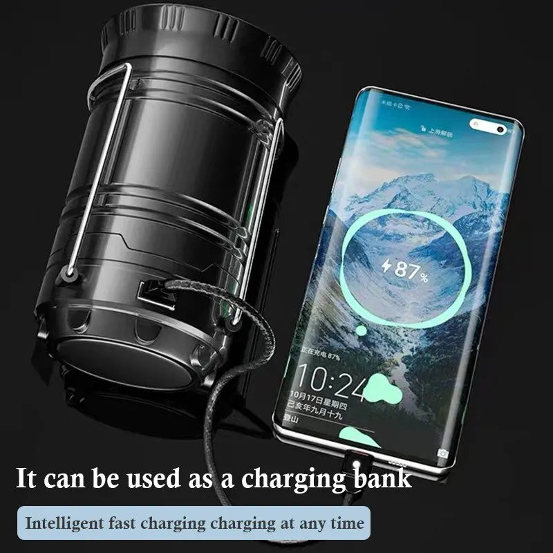 Solar Telescopic Flashlight