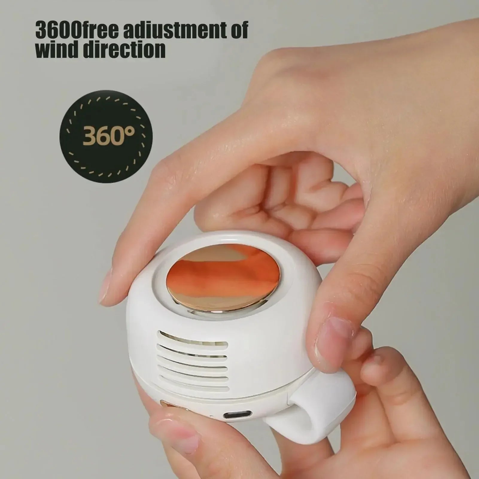 Clip Mini Fan by SERENE PETALS