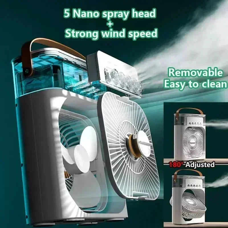 Ice Air Cooler Fan by SERENE PETALS