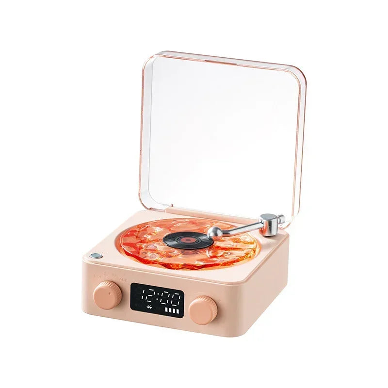 🟢 Retro Vinyl Bluetooth Speaker