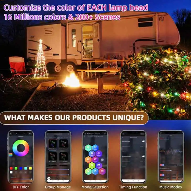 Bluetooth Dreamcolor LED String Lights