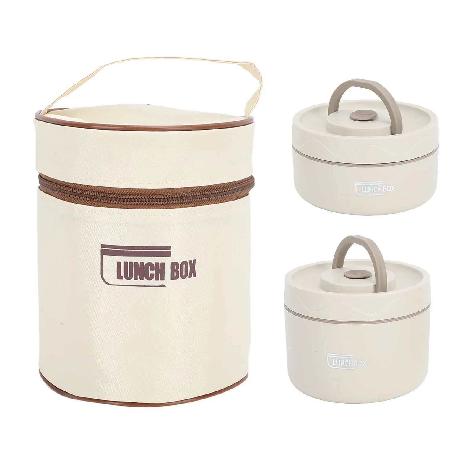 🟢 Portable Insulated Lunch Container Set