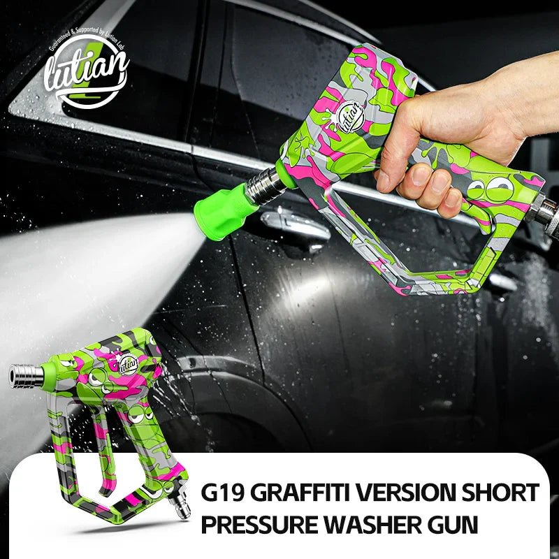SHORT PRESSURE WASHER GUN-Graffiti Style