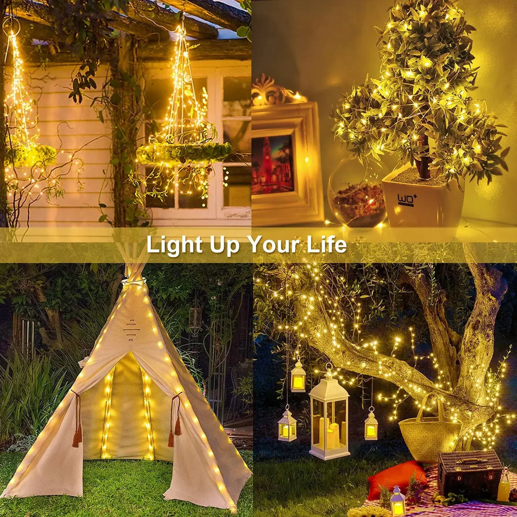 1000LED Solar String