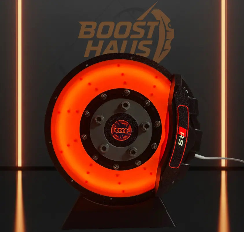 Custom Brake Disc Lamp LED – Smart Desk Light – Car Enthusiast Gift – USB-C Rechargeable