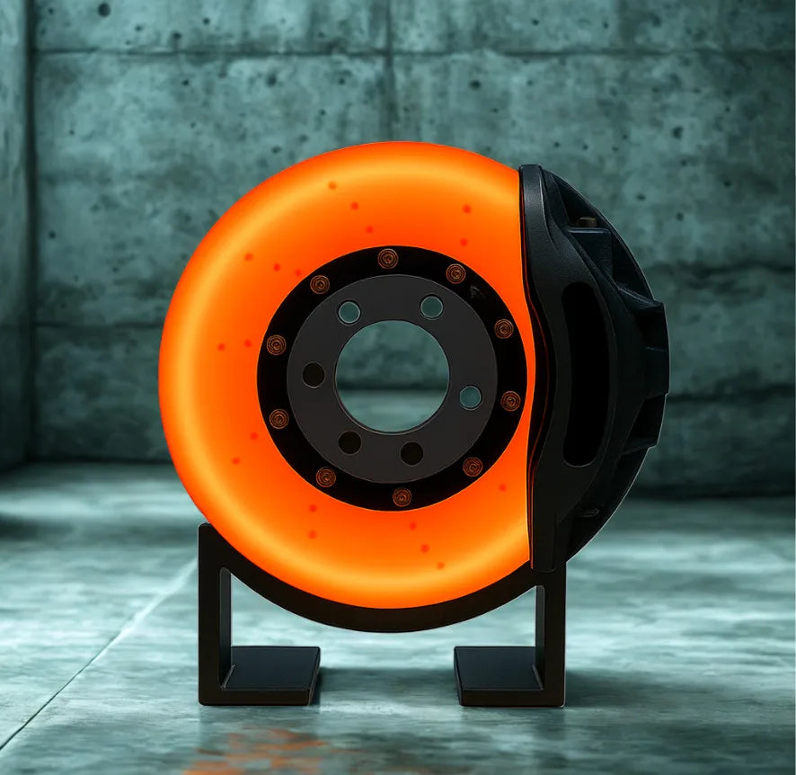 Custom Brake Disc Lamp LED – Personalized Car Enthusiast Gift – Add Your Logo or Name – USB-C Rechargeable
