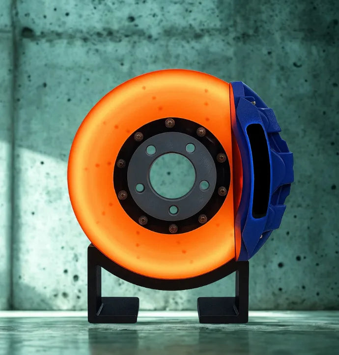 Custom Brake Disc Lamp LED – Personalized Car Enthusiast Gift – Add Your Logo or Name – USB-C Rechargeable