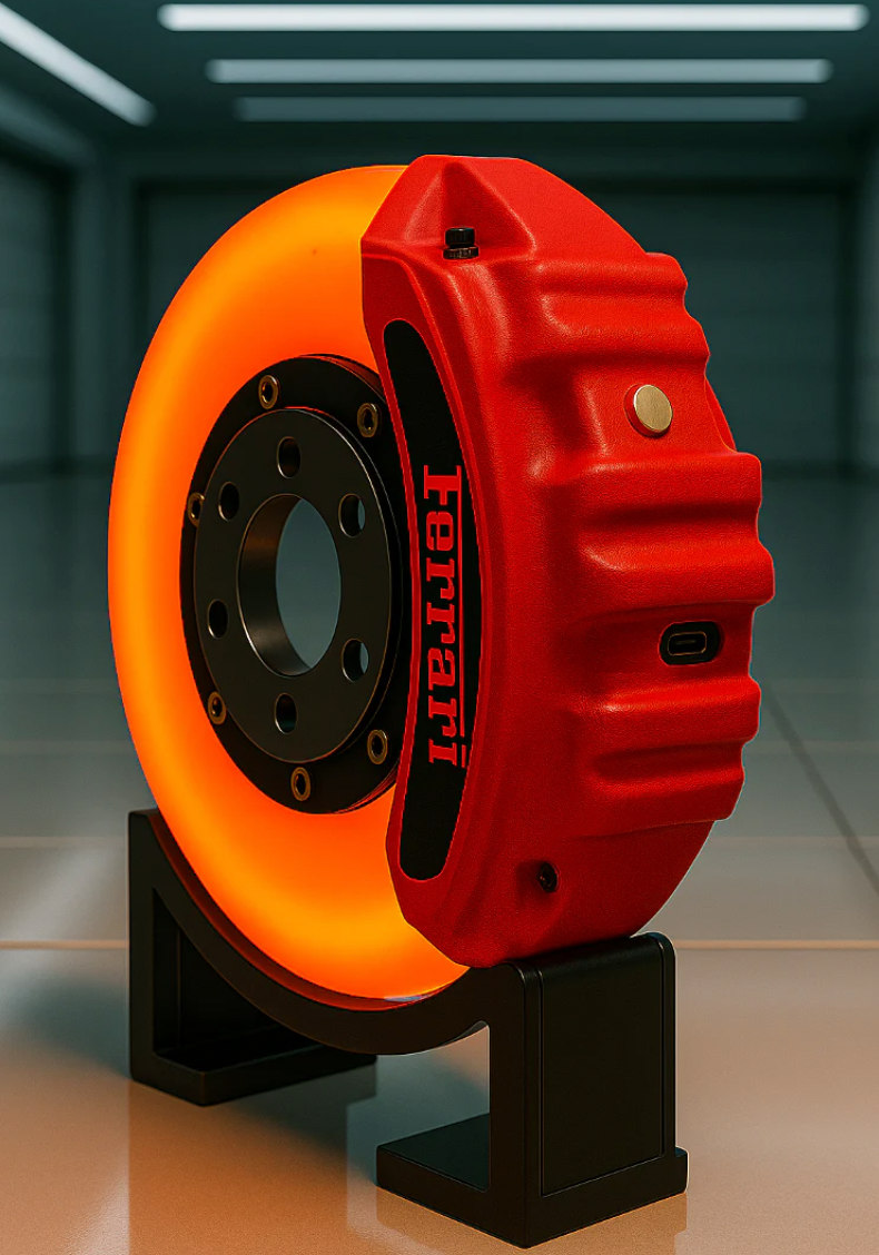 Brake Disc Lamp LED – Ferarri Style – Car Enthusiast Desk Light – USB-C Rechargeable