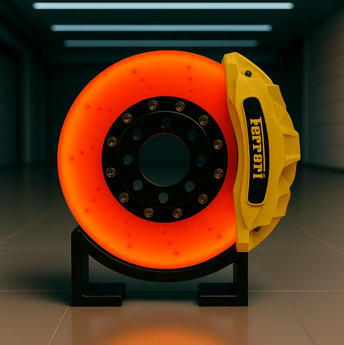 Brake Disc Lamp LED – Ferarri Style – Car Enthusiast Desk Light – USB-C Rechargeable
