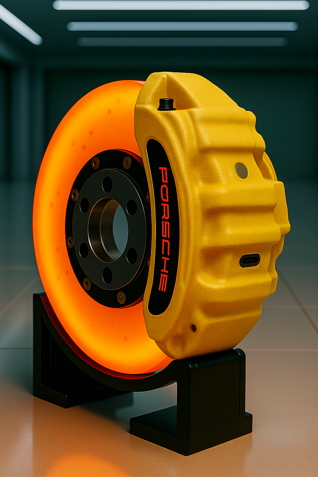 Brake Disc Lamp – 911 Style LED – USB-C Rechargeable Car Enthusiast Gift