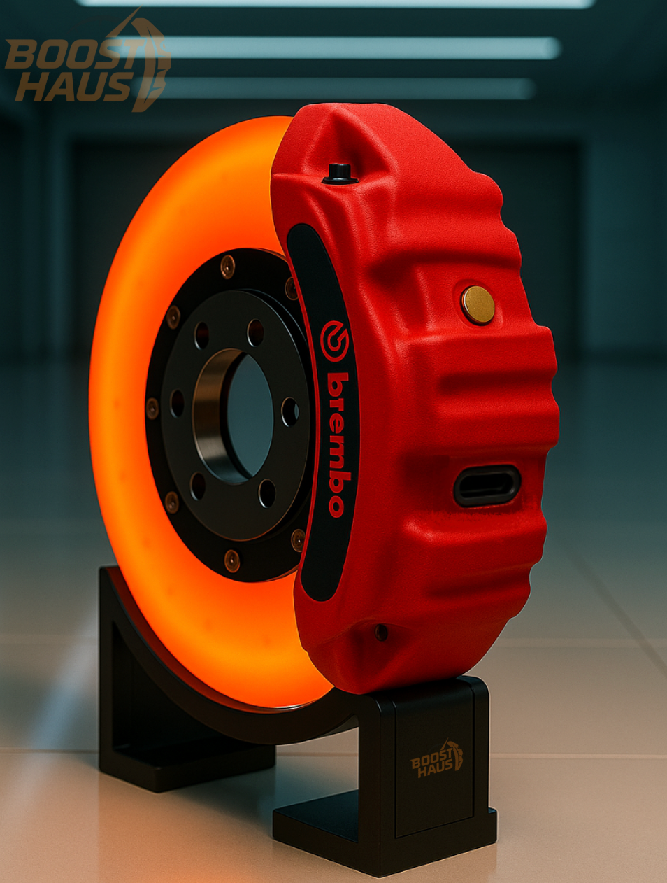 Brake Disc Lamp LED – Car Enthusiast Desk Light – USB-C Rechargeable Automotive Gift