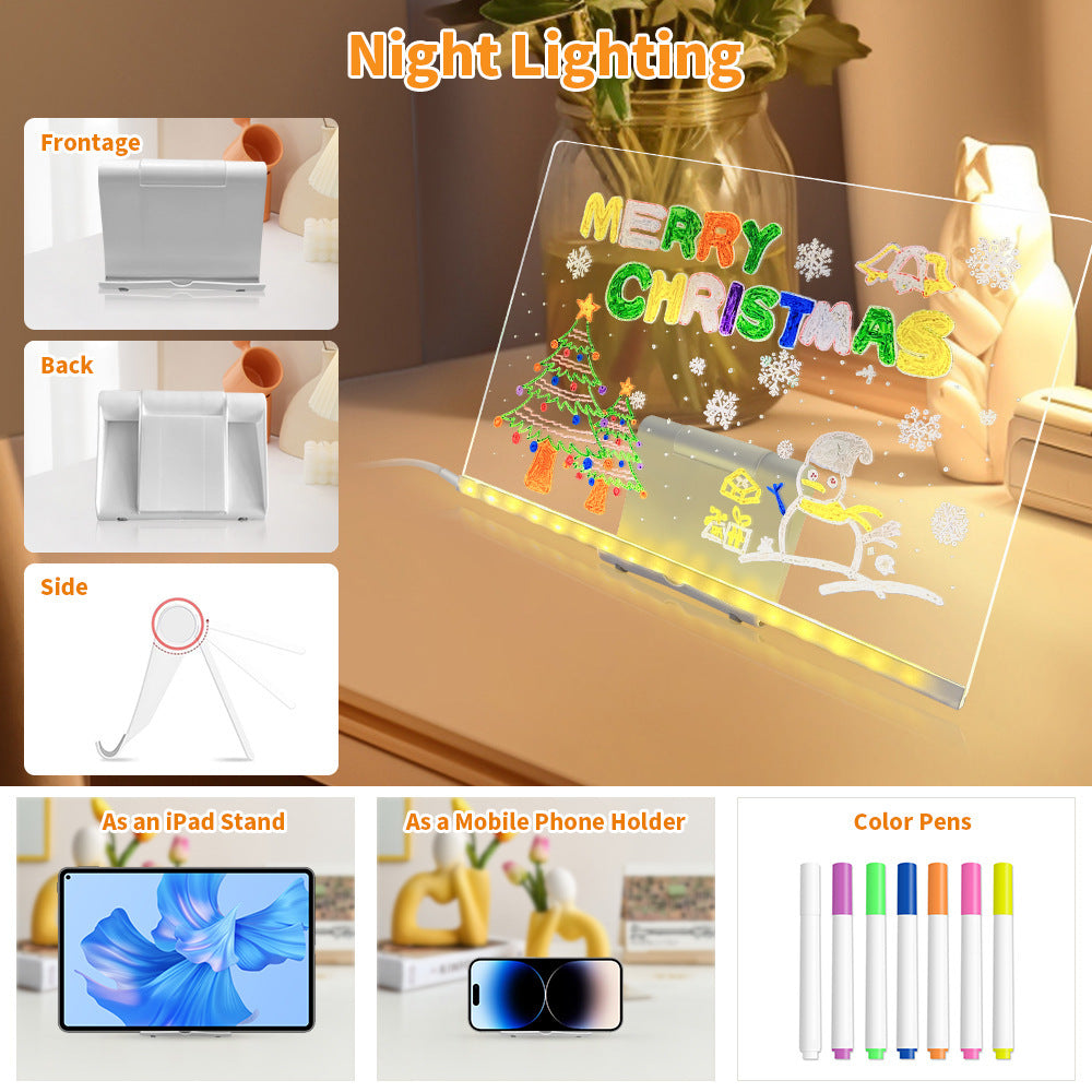 LED Transparent Drawing & Message Board