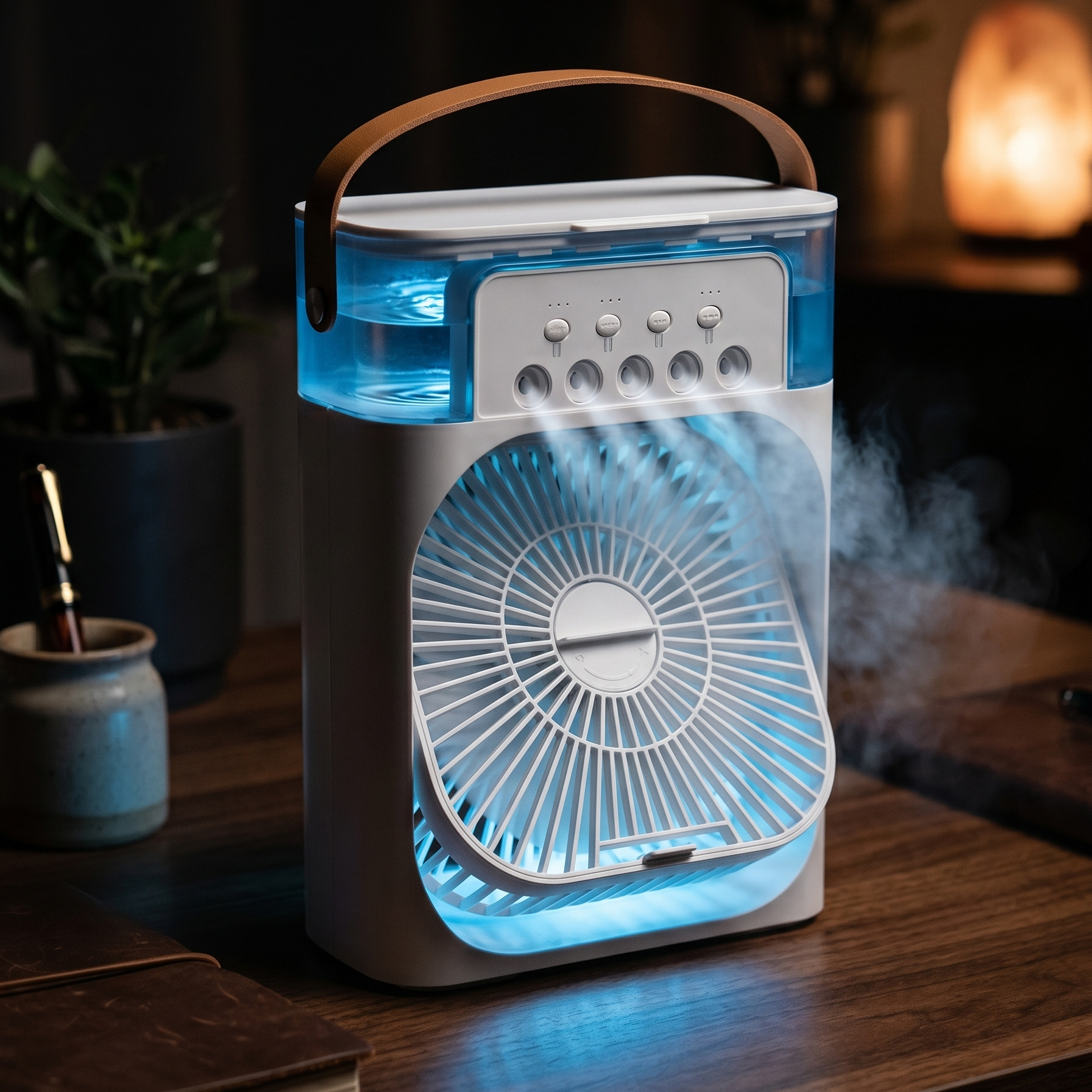 Ice Air Cooler Fan by SERENE PETALS