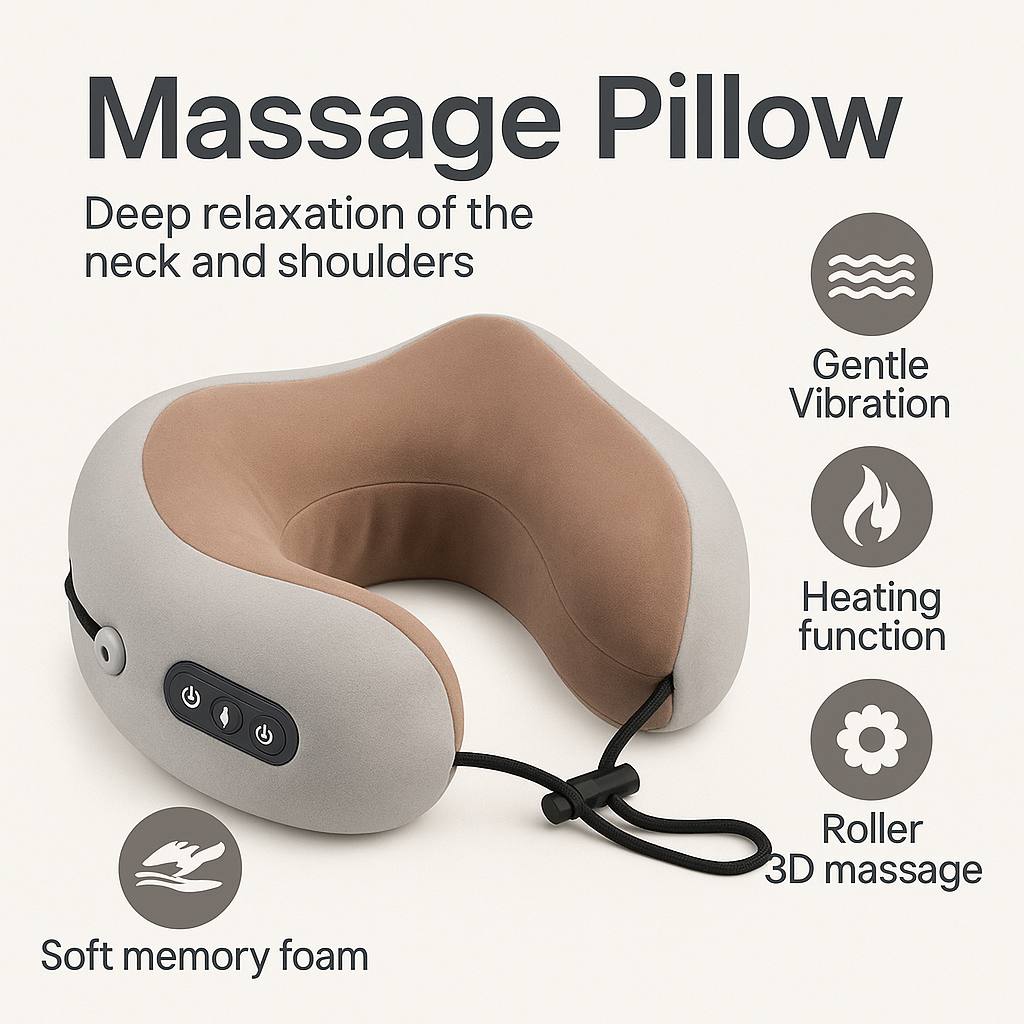 Massage Pillow By SERENE PETALS