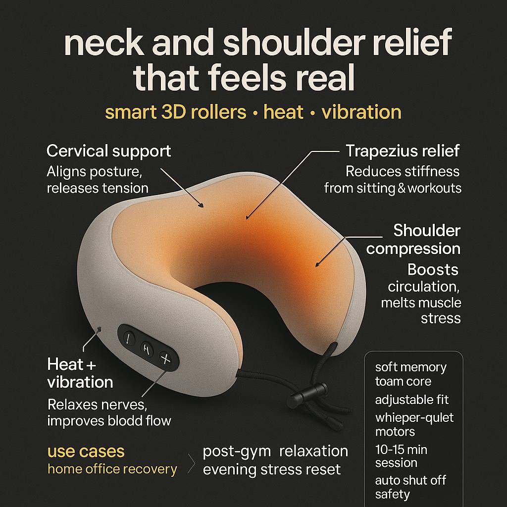Massage Pillow By SERENE PETALS