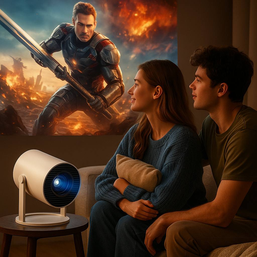 Portable Pro Projector By SERENE PETALS