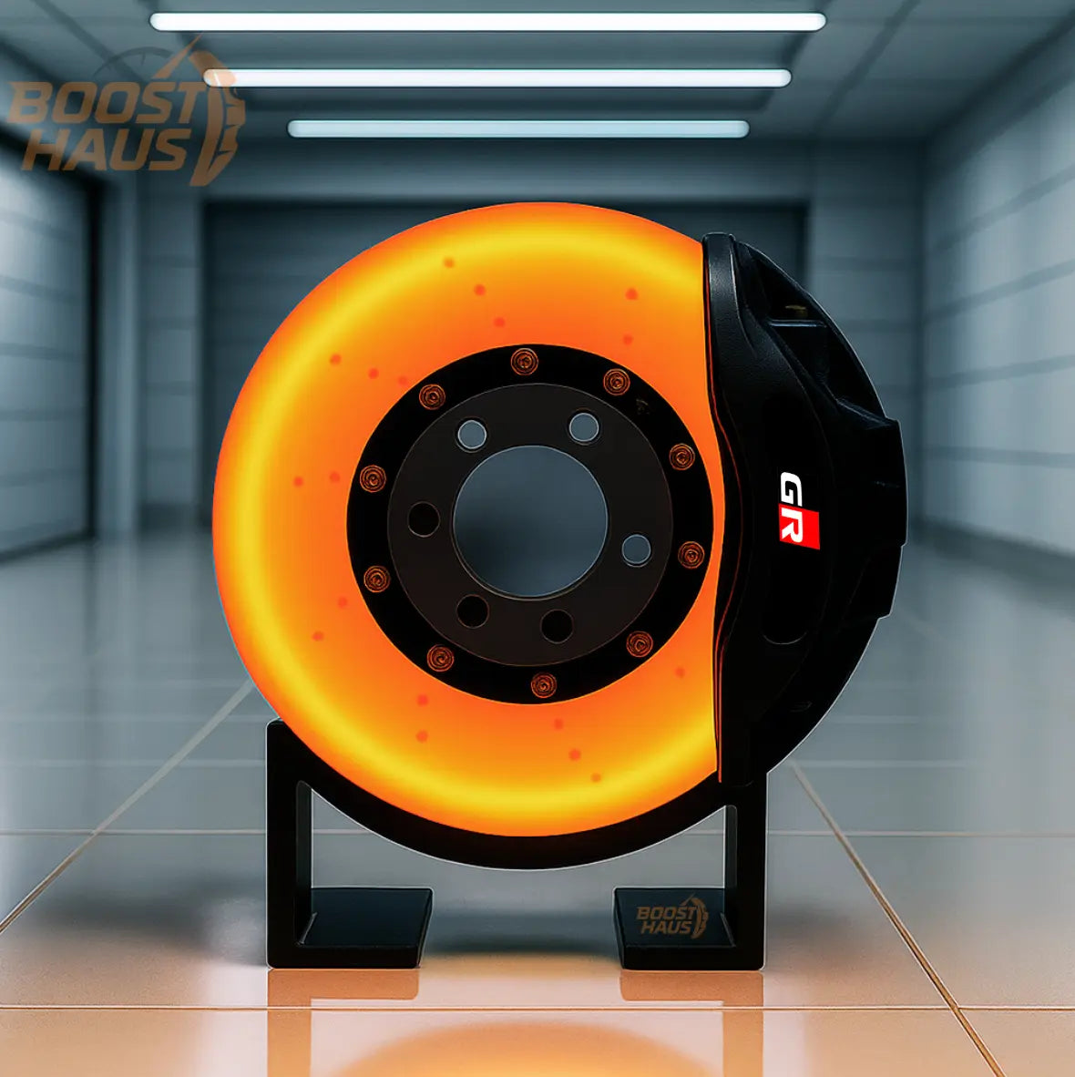 Brake Disc Lamp LED – Supra Style – Gift for Car Lovers – USB-C Rechargeable Desk Light